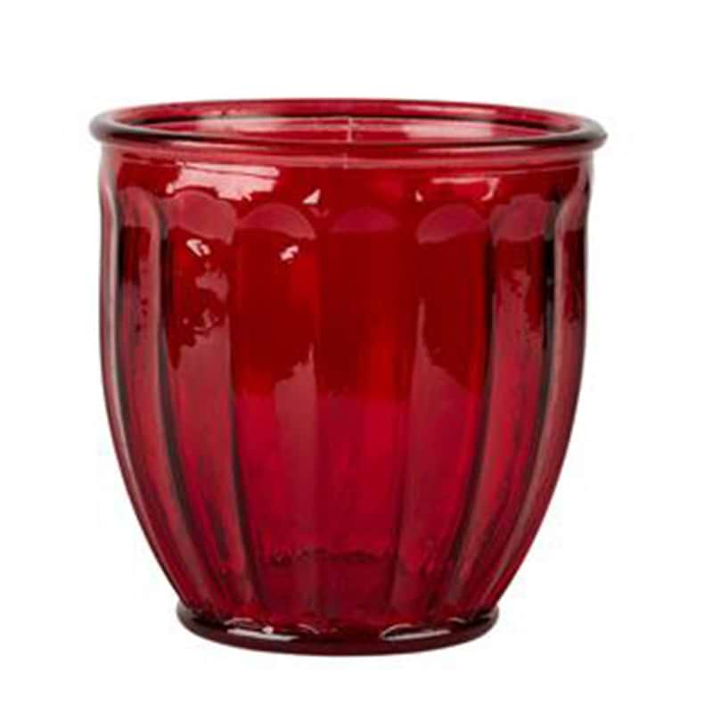Skjuler Glas Rød Rillet