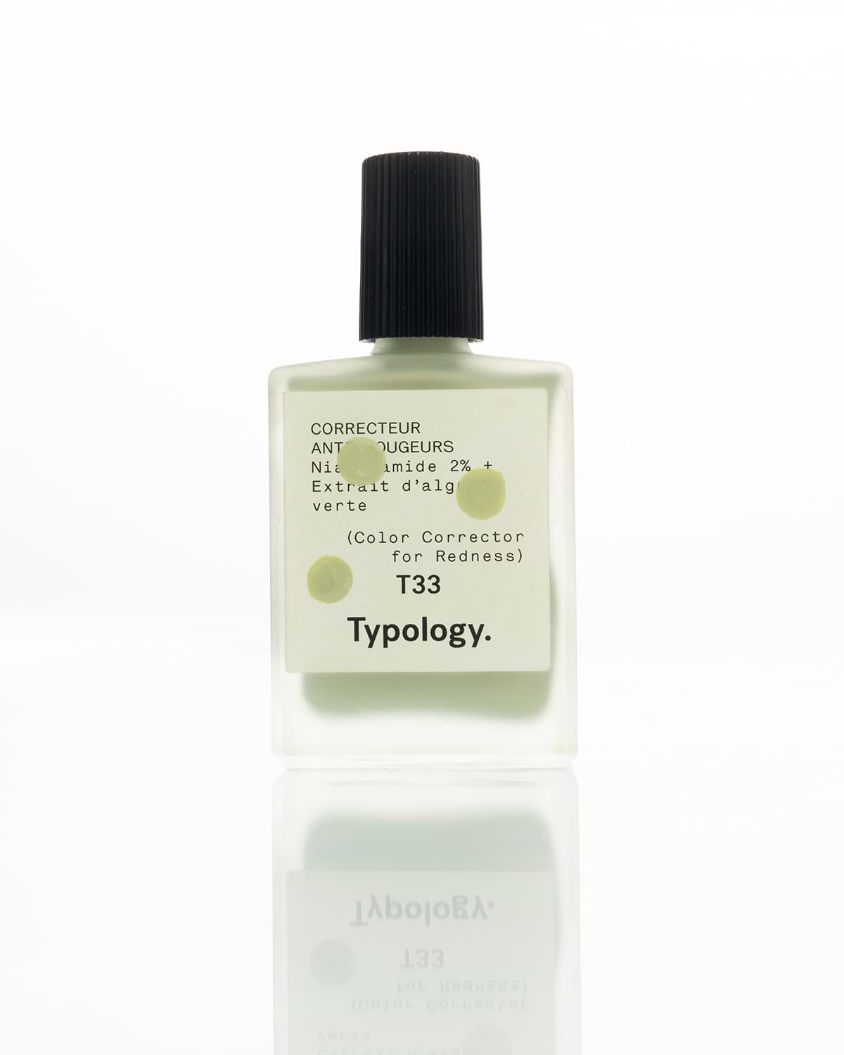 Correcteur de teint vert rougeurs.