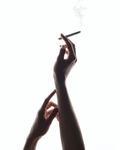 Effet tabac rosacée.