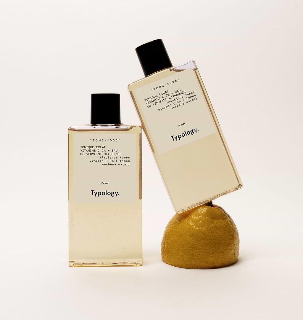 Lotion tonique éclat Vitamine C 2% + Eau de verveine citronnée — Typology