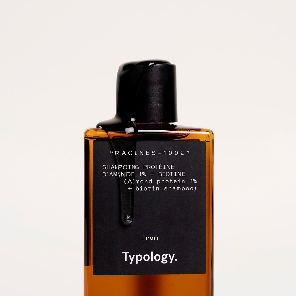 Shampoing traitant volumateur Protéine d'amande 1% + Biotine — Typology