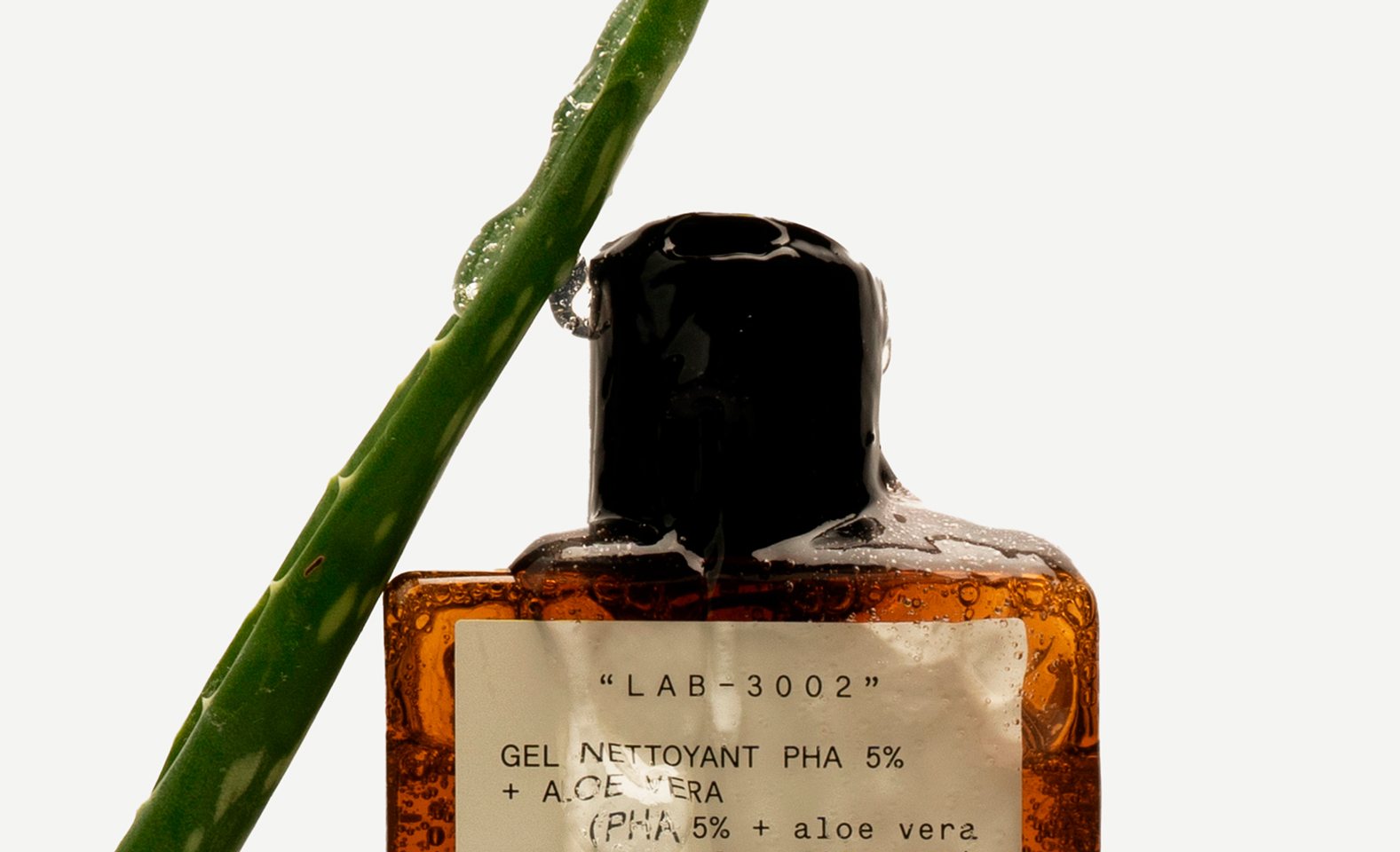 Gel exfoliant texture