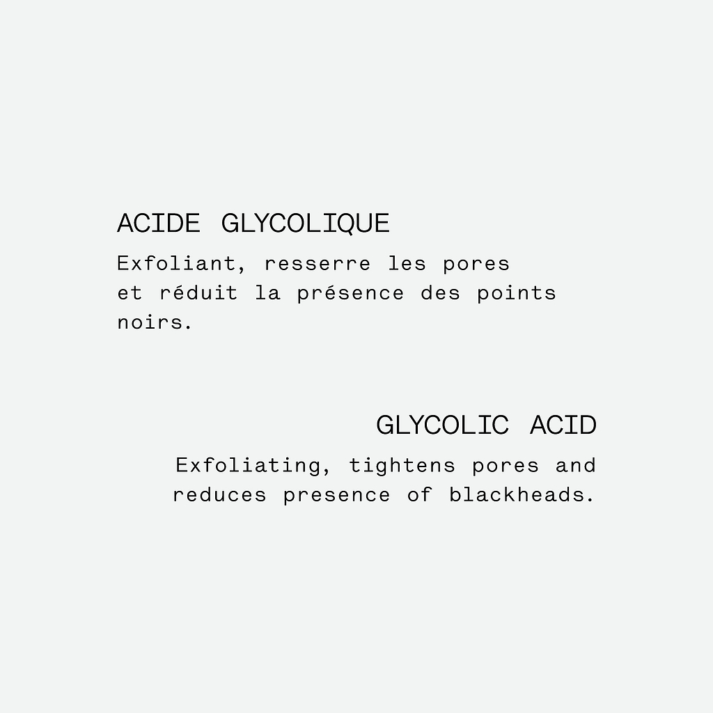 Lotion Tonique Exfoliante Acide glycolique 8% — Typology