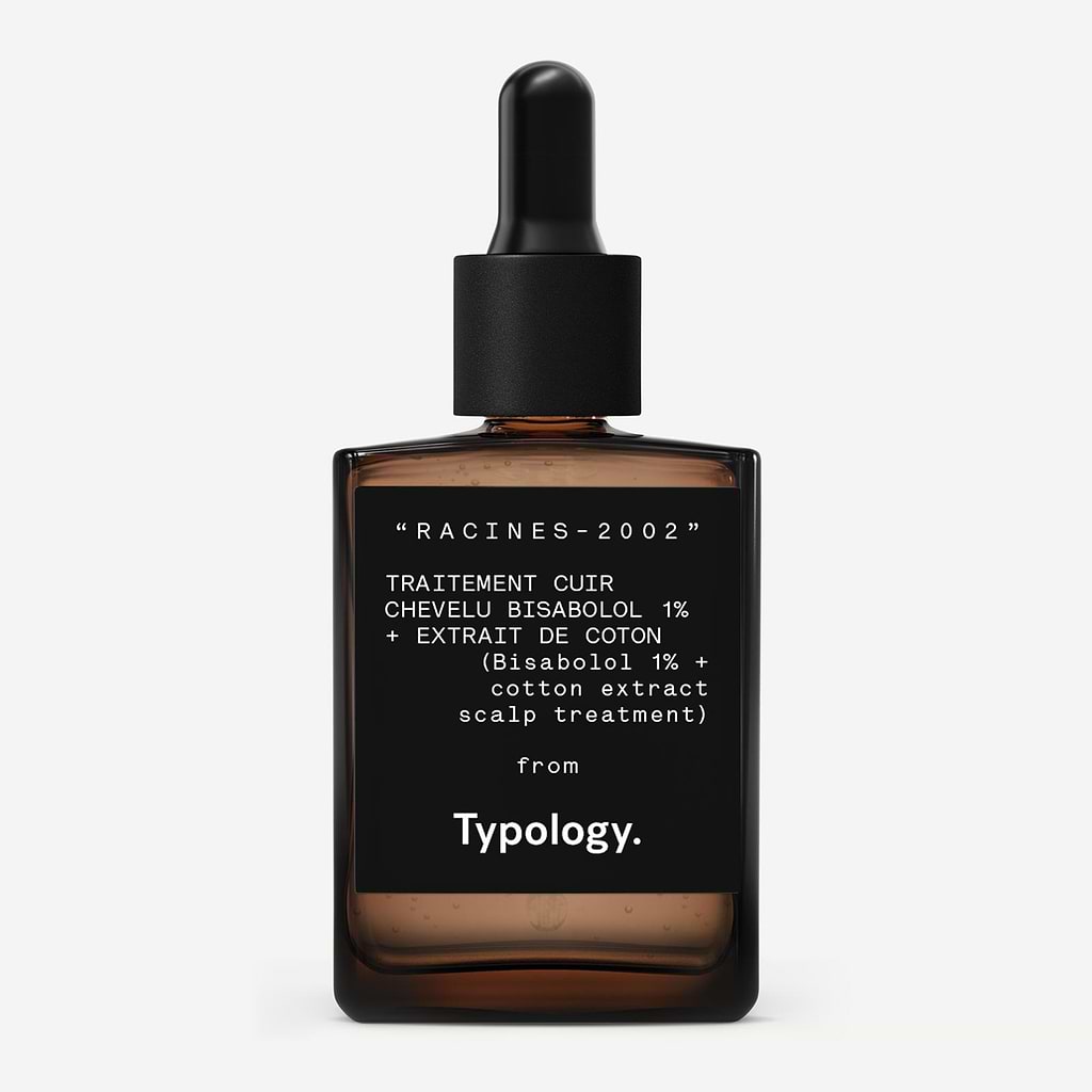 Traitement cuir chevelu calmant Bisabolol 1% + extrait de coton — Typology