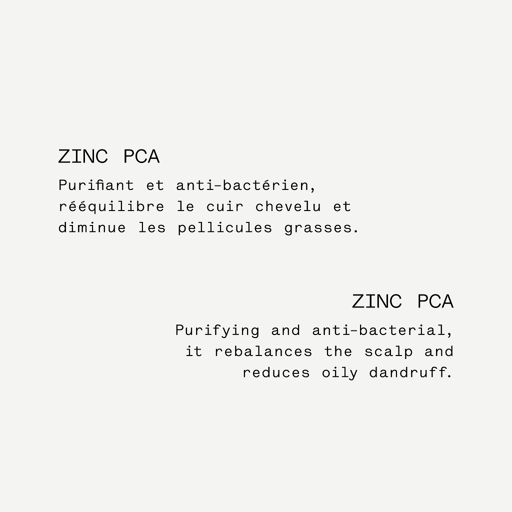 Traitement cuir chevelu purifiant Zinc PCA 4% + extrait d'ortie — Typology