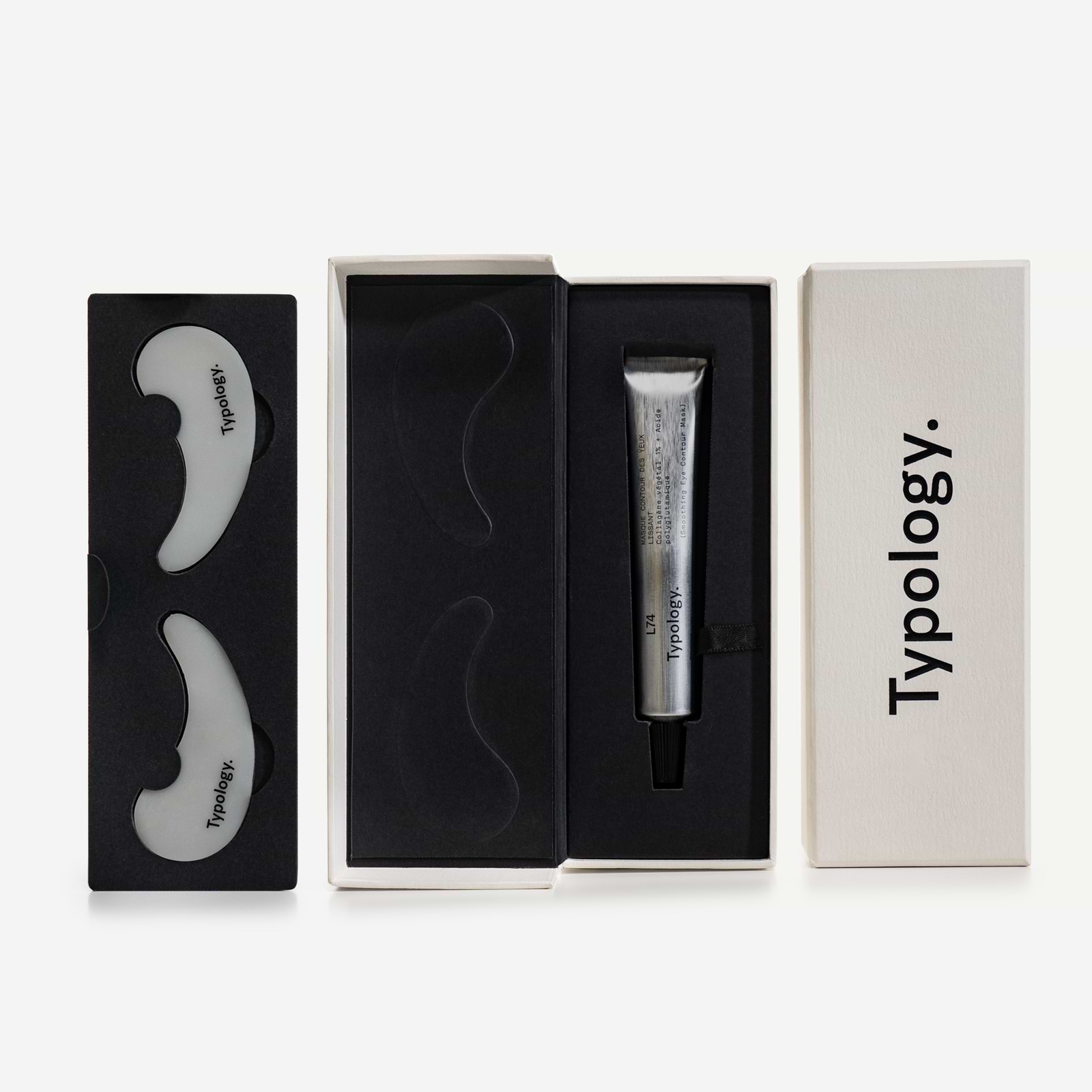 Coffret Masque Contour des Yeux Lissant Collagène végétal 1% + Acide polyglutamique — Typology