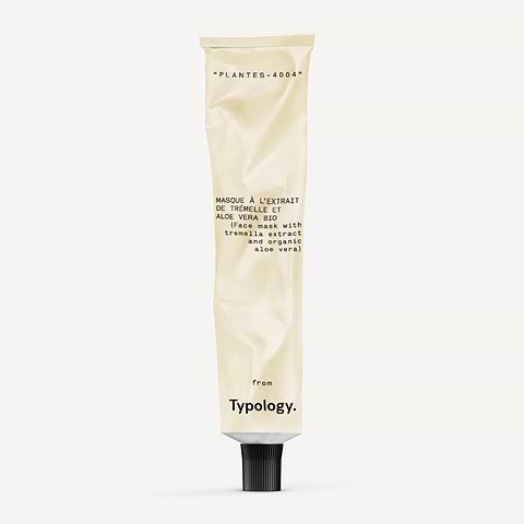 Masque hydratant & repulpant à l'extrait de trémelle et d'aloe vera Bio — Typology