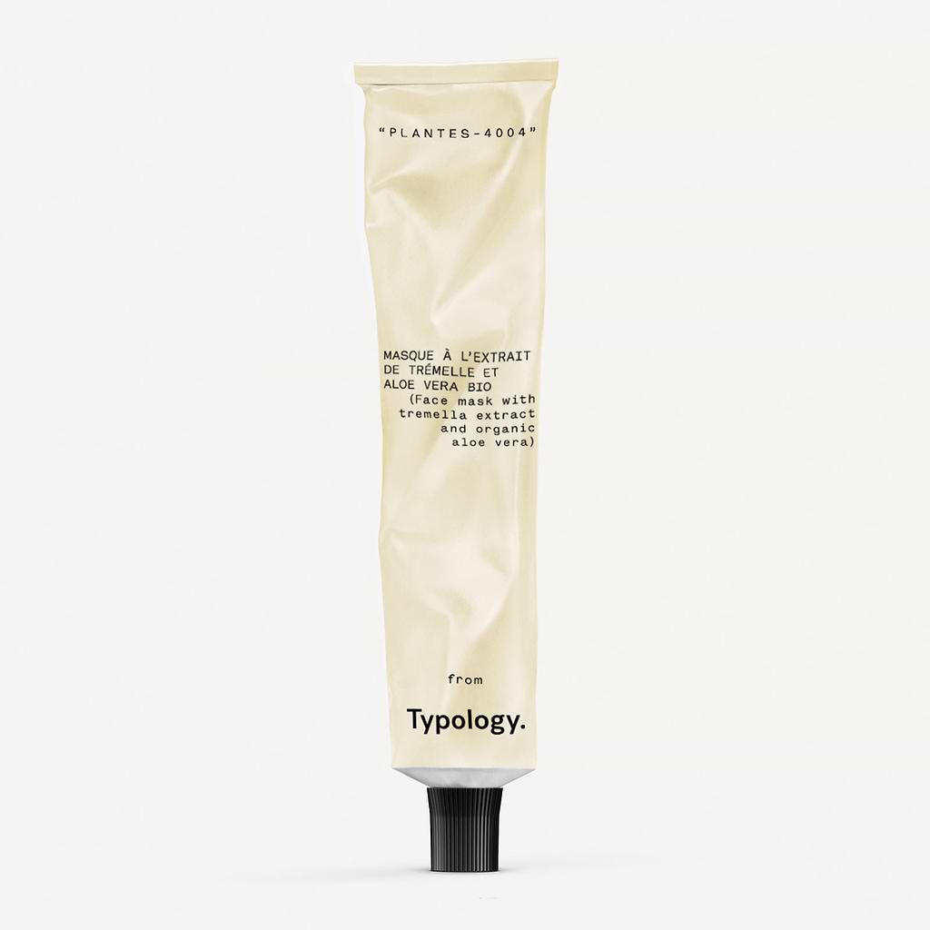 Masque hydratant & repulpant à l'extrait de trémelle et d'aloe vera Bio — Typology