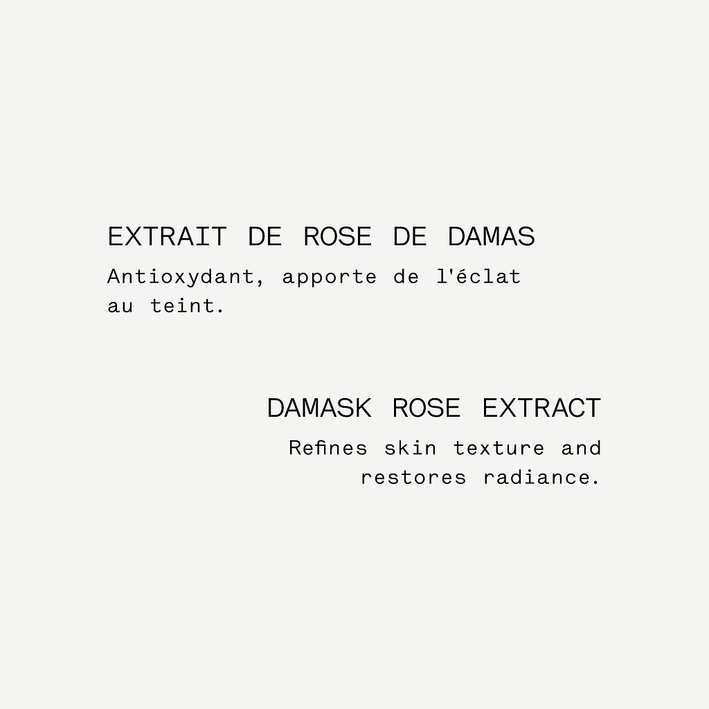 Lotion tonique raffermissante Rétinol 0,1% + Extrait de rose de Damas — Typology