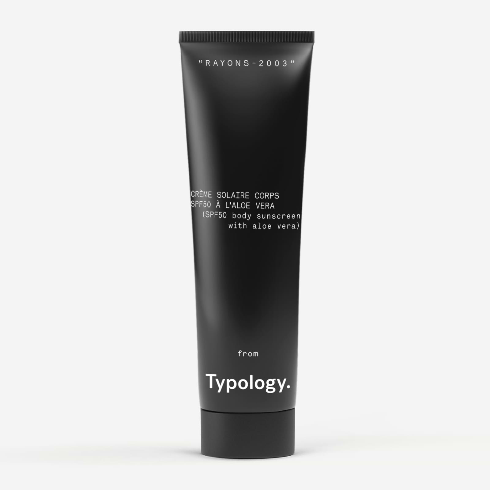 New SPF 50 for Face + Body — Typology