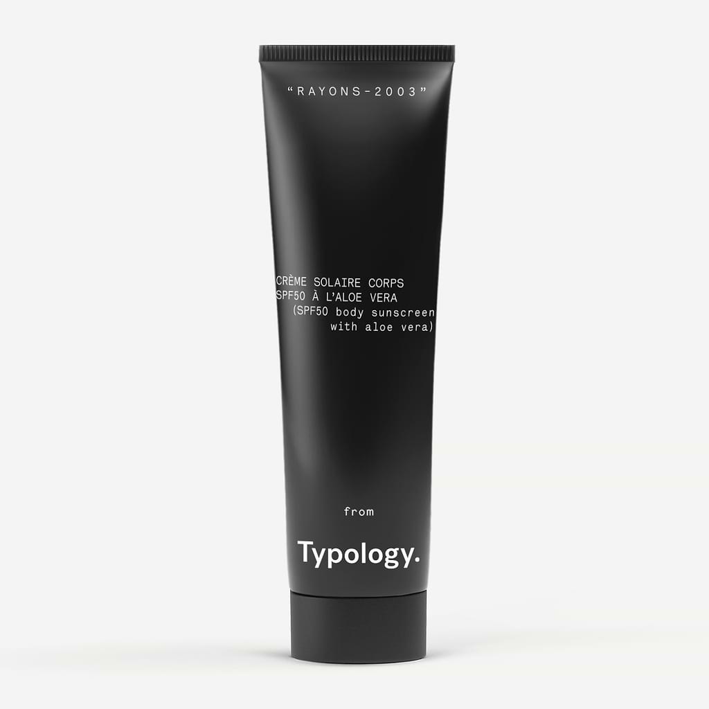 Crème solaire corps SPF50 à l'aloe vera — Typology
