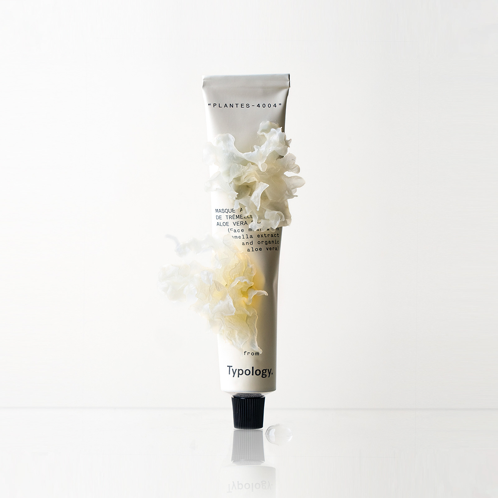 Composition masque hydratant visage.