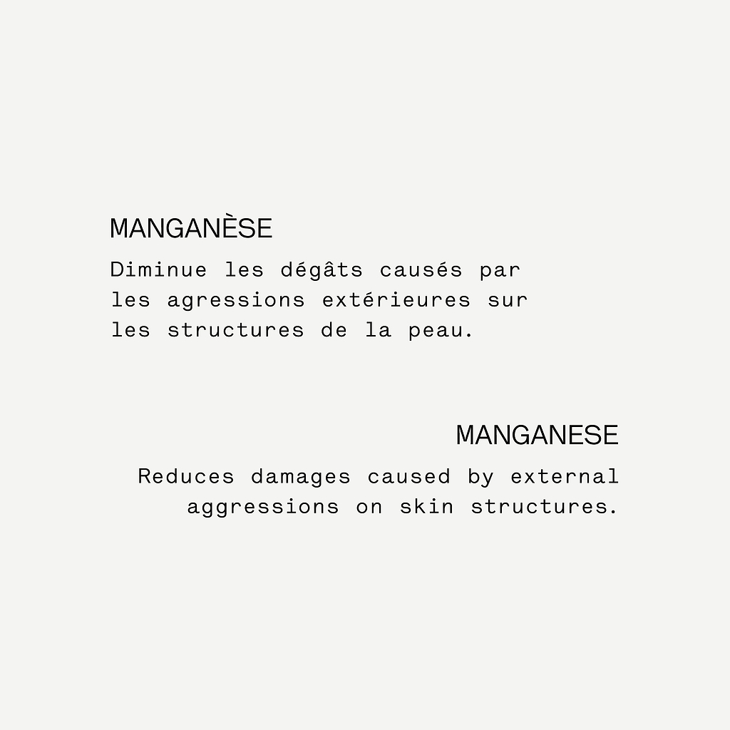 Complexe anti-imperfections & régénérant aux 5 minéraux — Typology