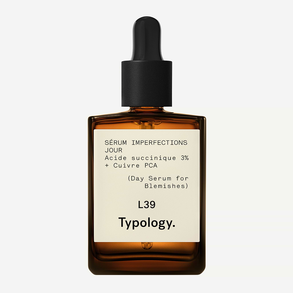 Sérum imperfections jour Acide succinique 3% + Cuivre PCA — Typology