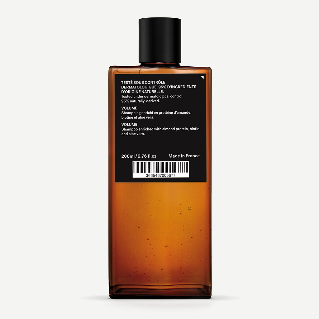 Shampoing traitant volumateur Protéine d'amande 1% + Biotine — Typology