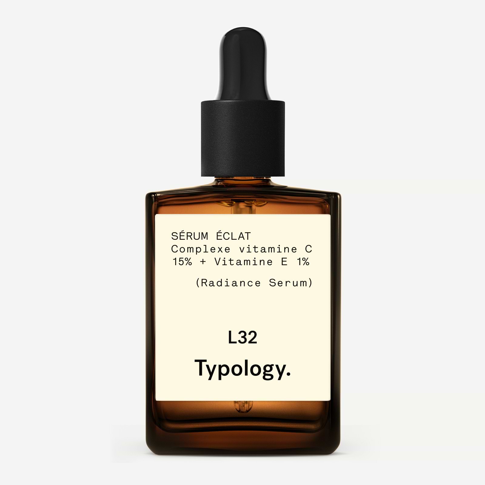 Sérum Éclat Complexe vitamine C 15% + Vitamine E 1% — Typology