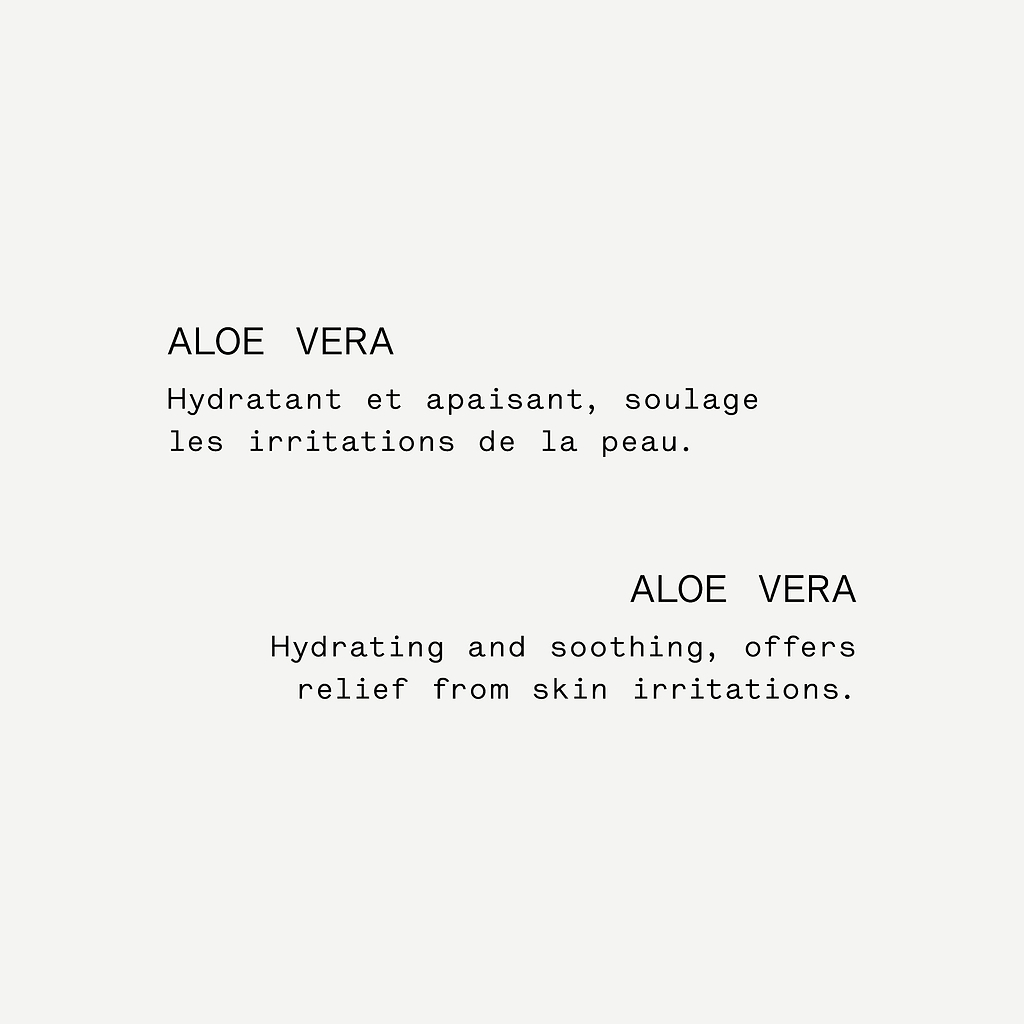 Crème solaire SPF30 peaux sèches à l'aloe vera — Typology