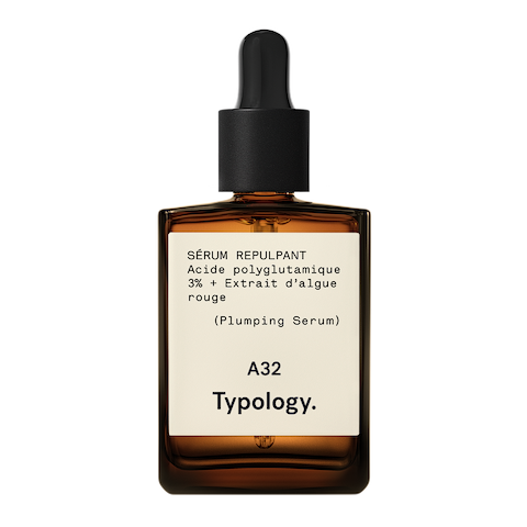 Sérum Repulpant Acide polyglutamique 3% + Extrait d'algue rouge — Typology