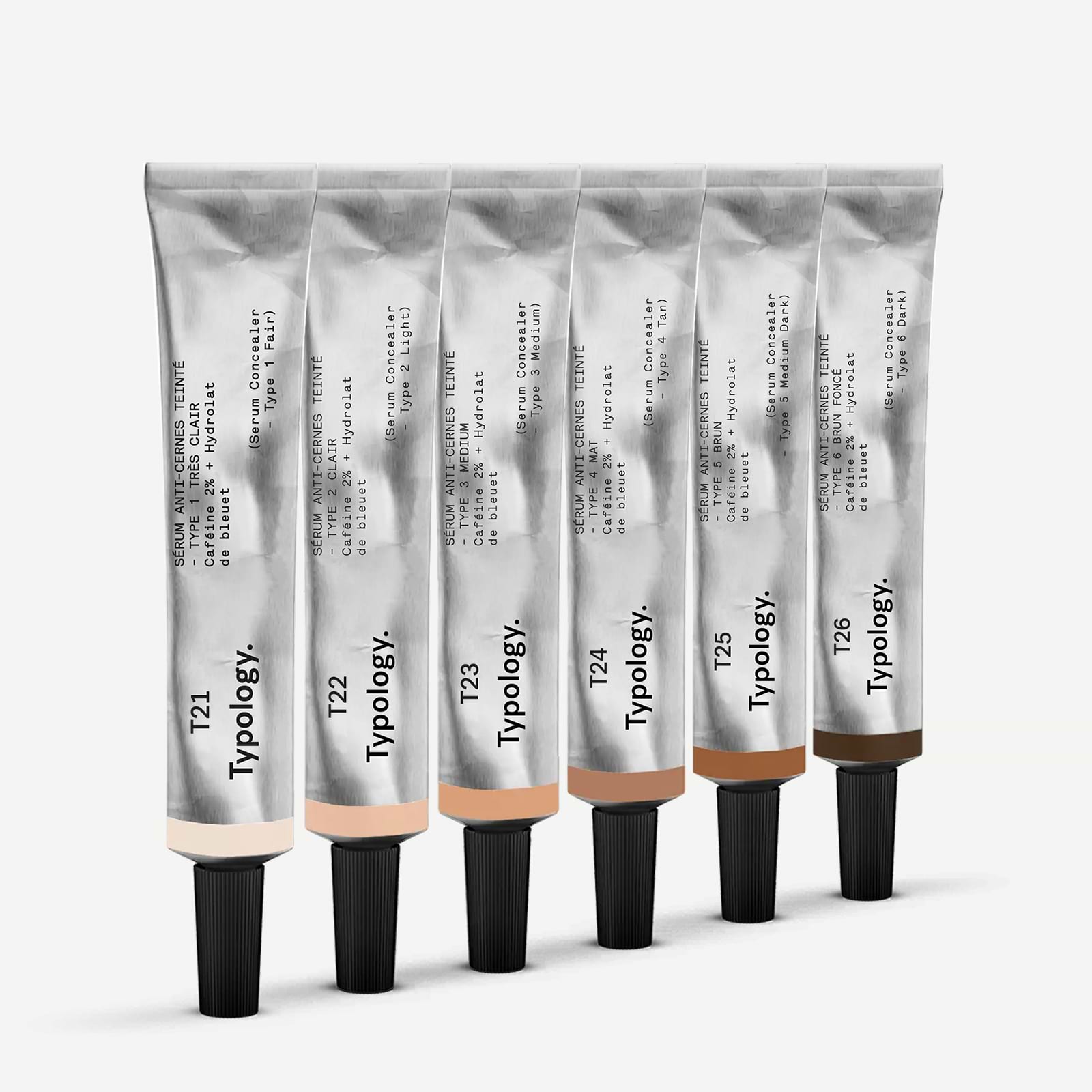 Anti-Cernes Teinté Caféine 2% + Hydrolat de bleuet — Typology
