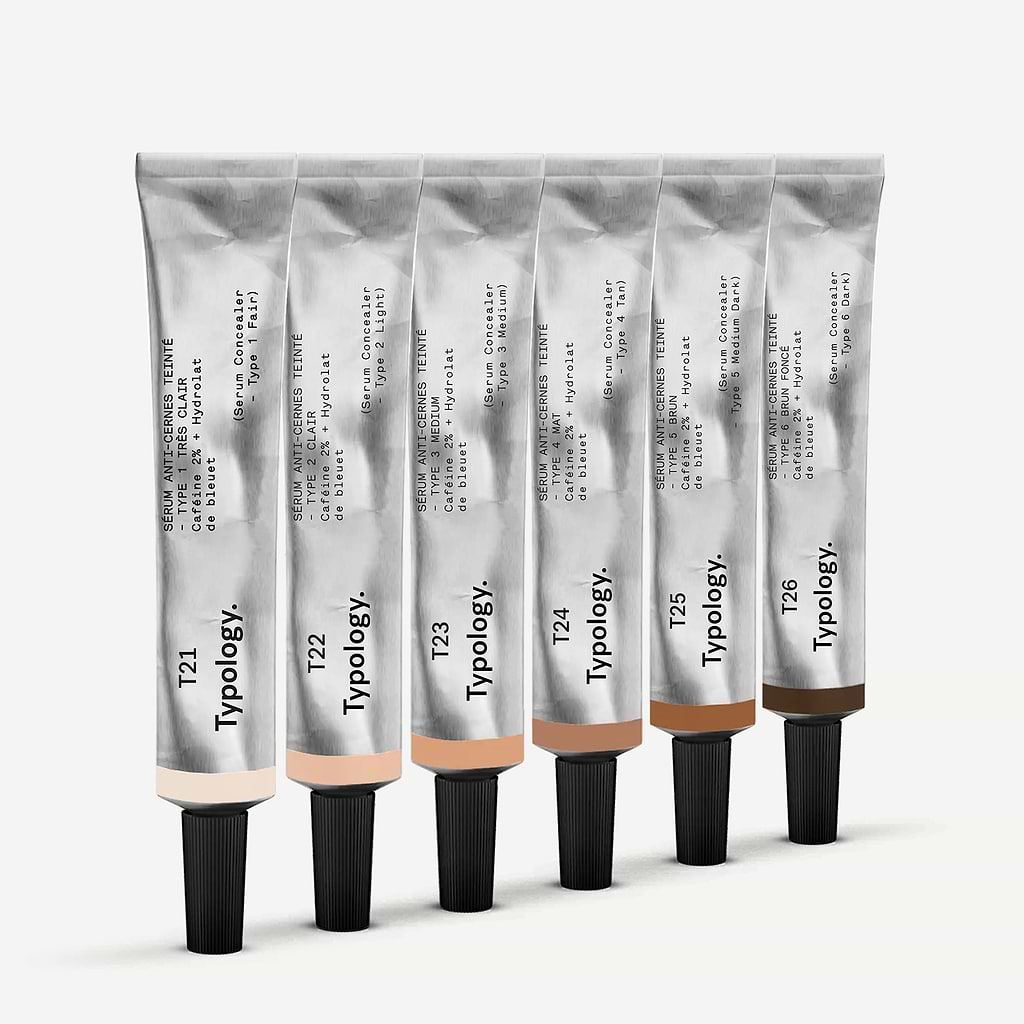 Anti-Cernes Teinté Caféine 2% + Hydrolat de bleuet — Typology