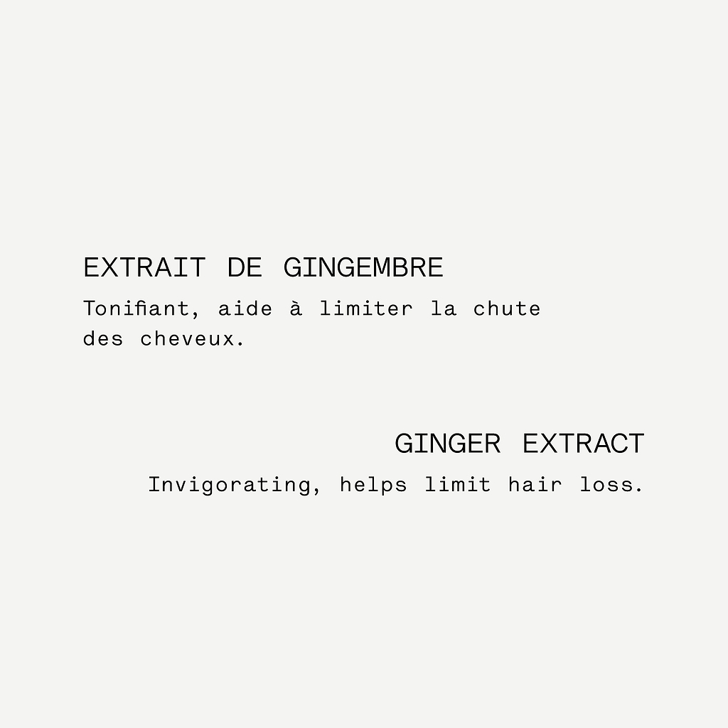 Traitement cuir chevelu densifiant Peptides 2% + extrait de gingembre — Typology