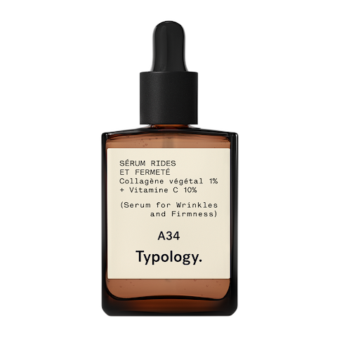 Sérum Rides et Fermeté Collagène végétal 1% + Vitamine C 10% — Typology