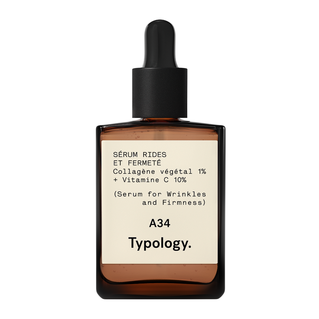 Sérum Rides et Fermeté Collagène végétal 1% + Vitamine C 10% — Typology