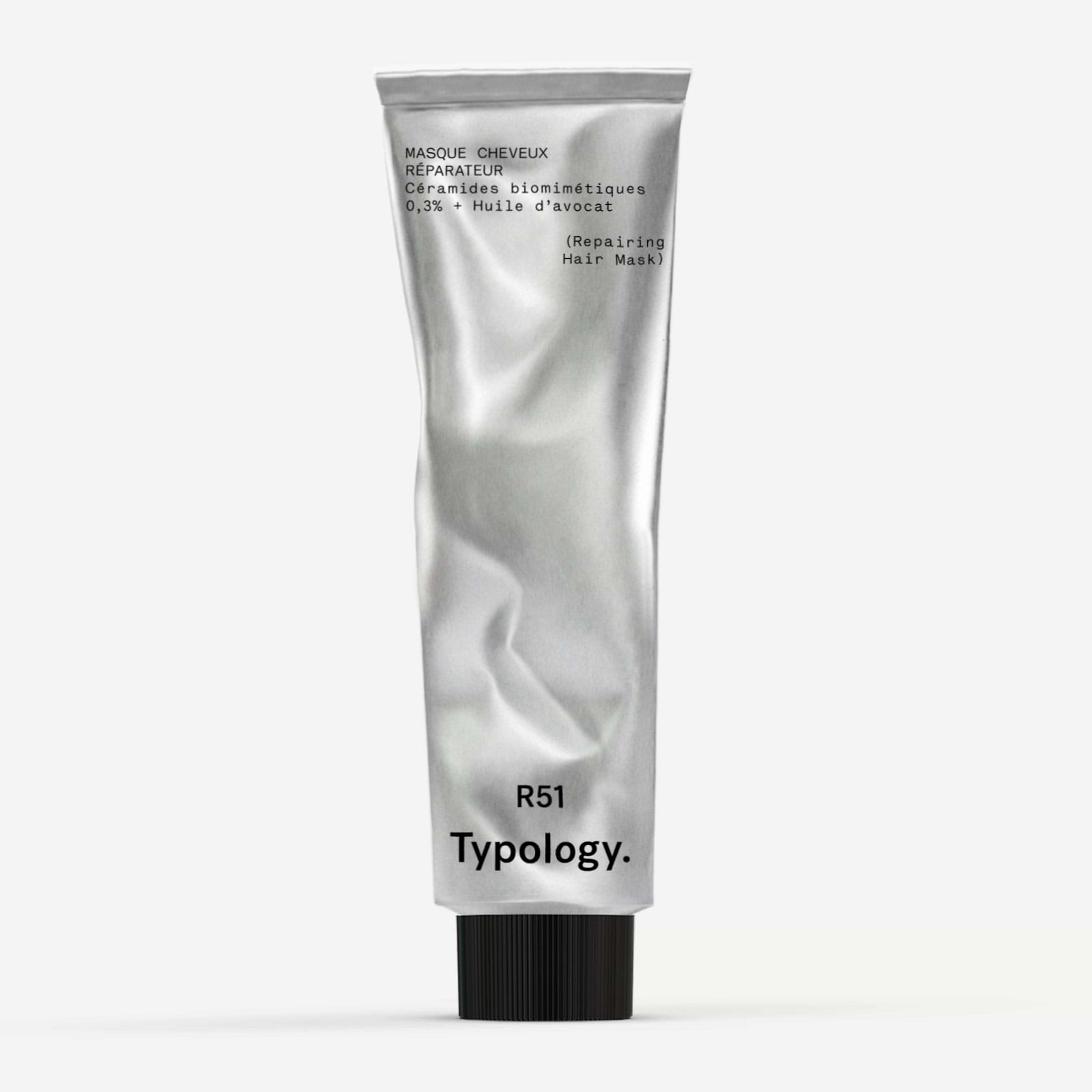 Masque Cheveux Réparateur Céramides biomimétiques 0,3% + Huile d'avocat — Typology