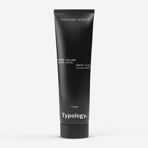 Crème solaire corps SPF30 — Typology