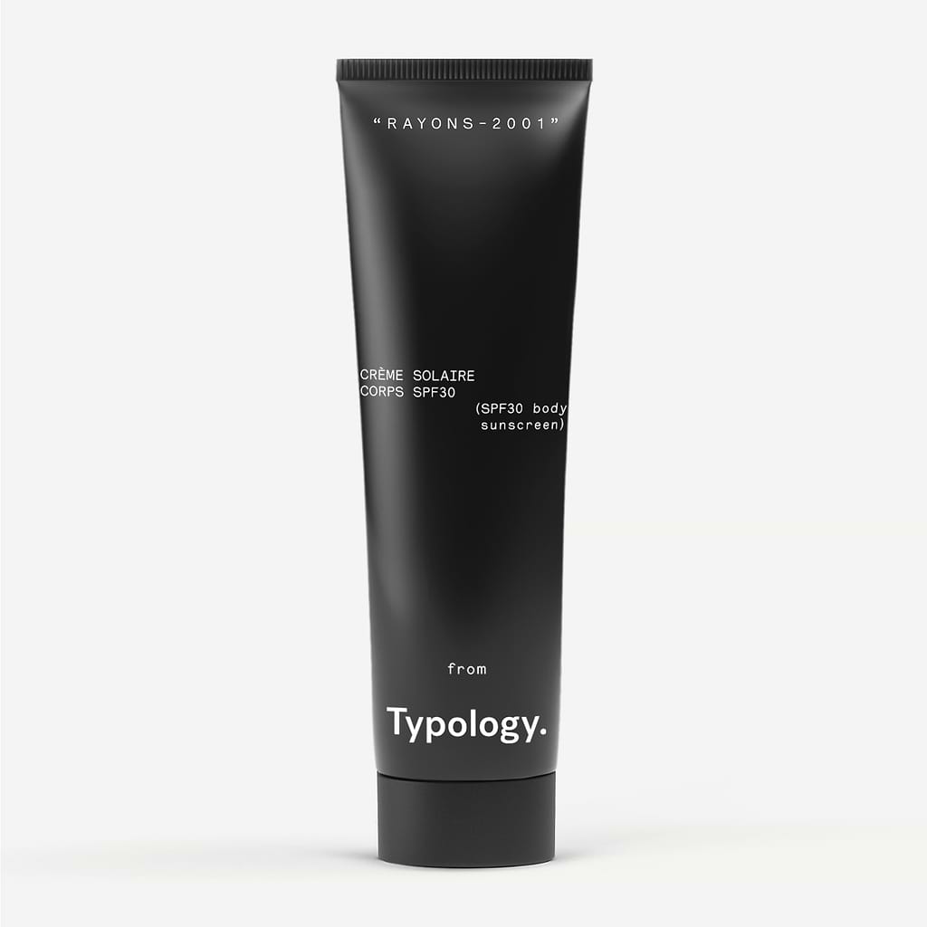 Crème solaire corps SPF30 — Typology