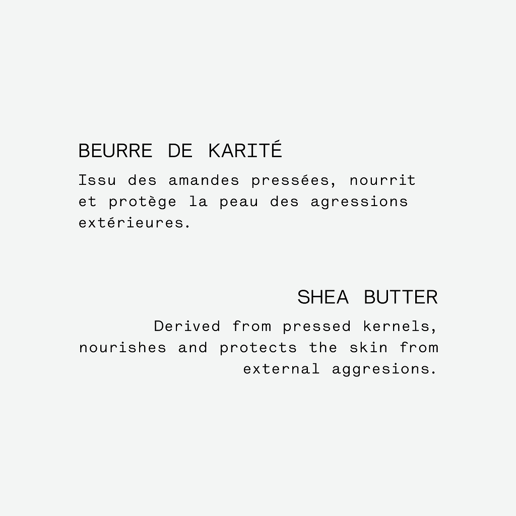 Crème corps nourrissante Squalane 10% + beurre de karité — Typology
