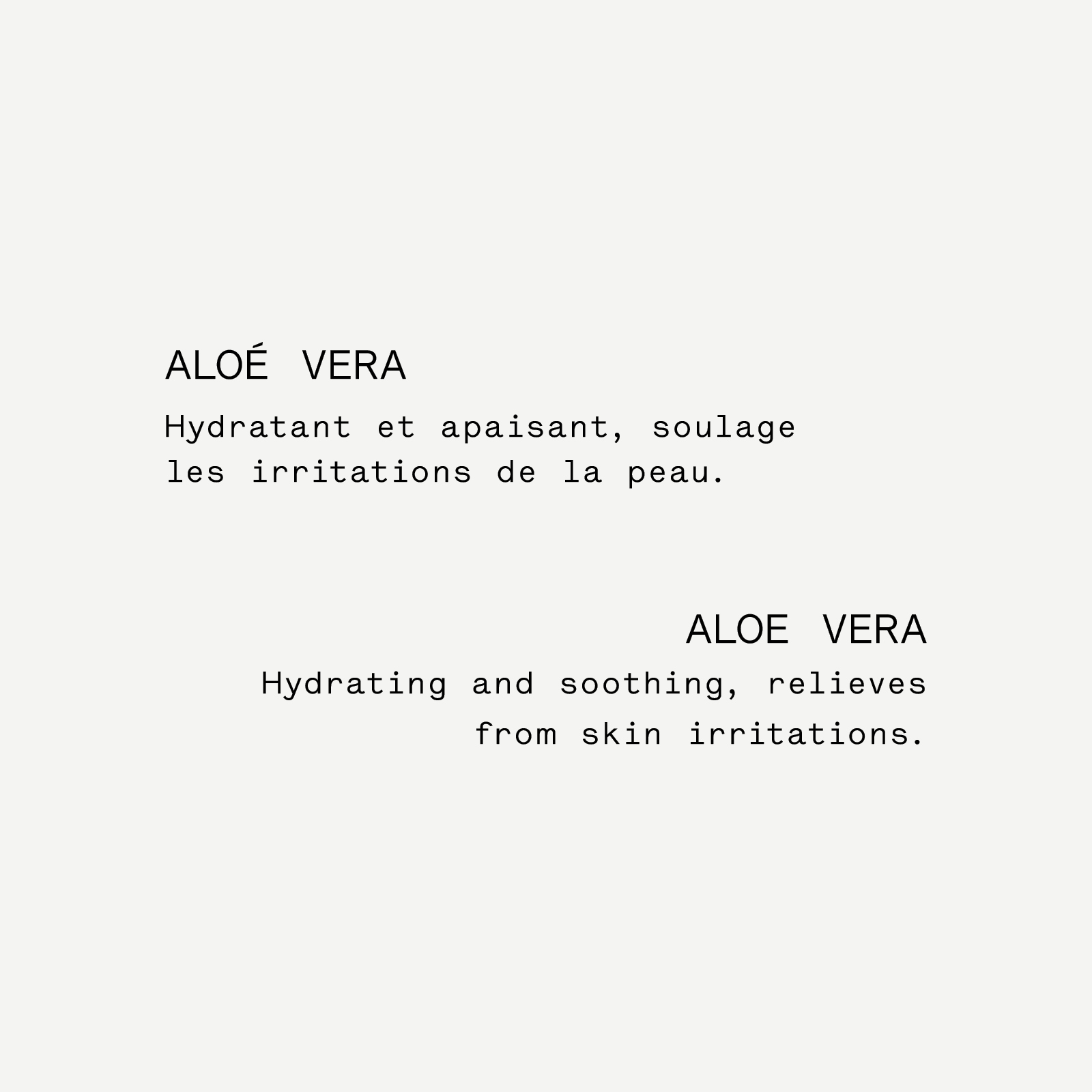 Lotion tonique hydratante Acide hyaluronique 1% + Aloe vera — Typology
