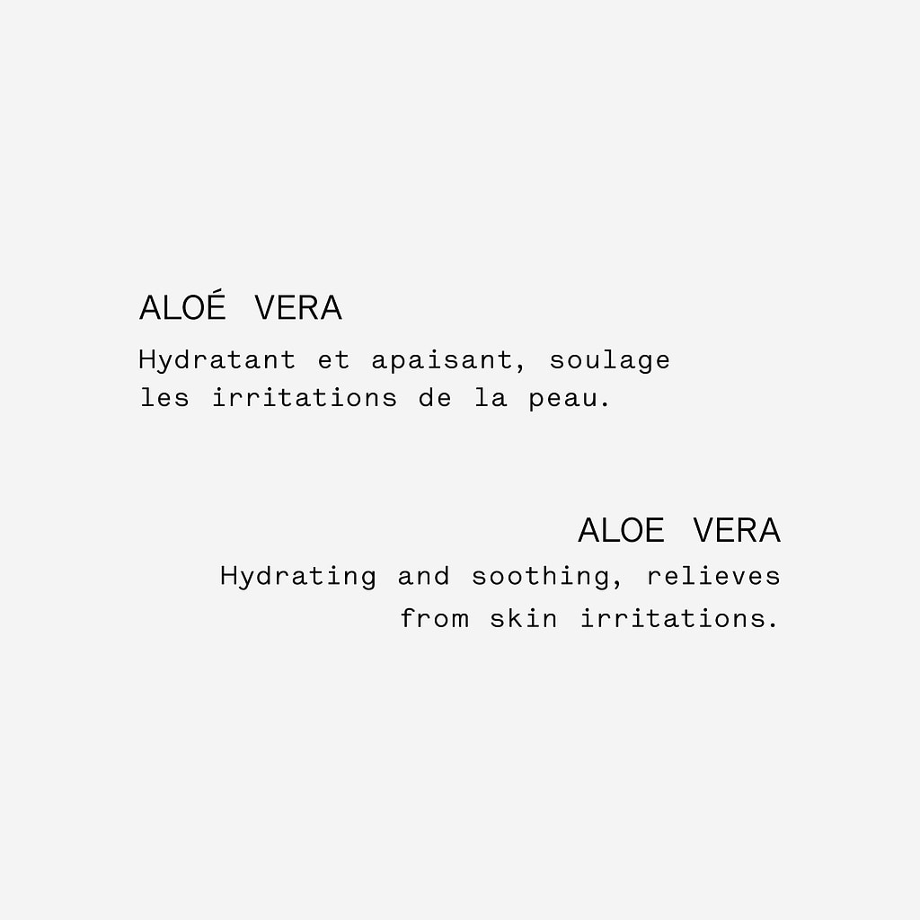 Lotion tonique hydratante Acide hyaluronique 1% + Aloe vera — Typology