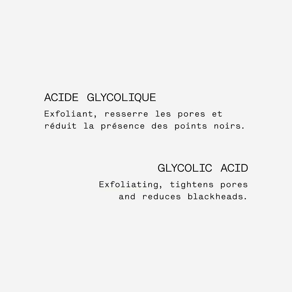 Sérum Exfoliant Acide glycolique 10 % + Extrait de pistachier lentisque — Typology