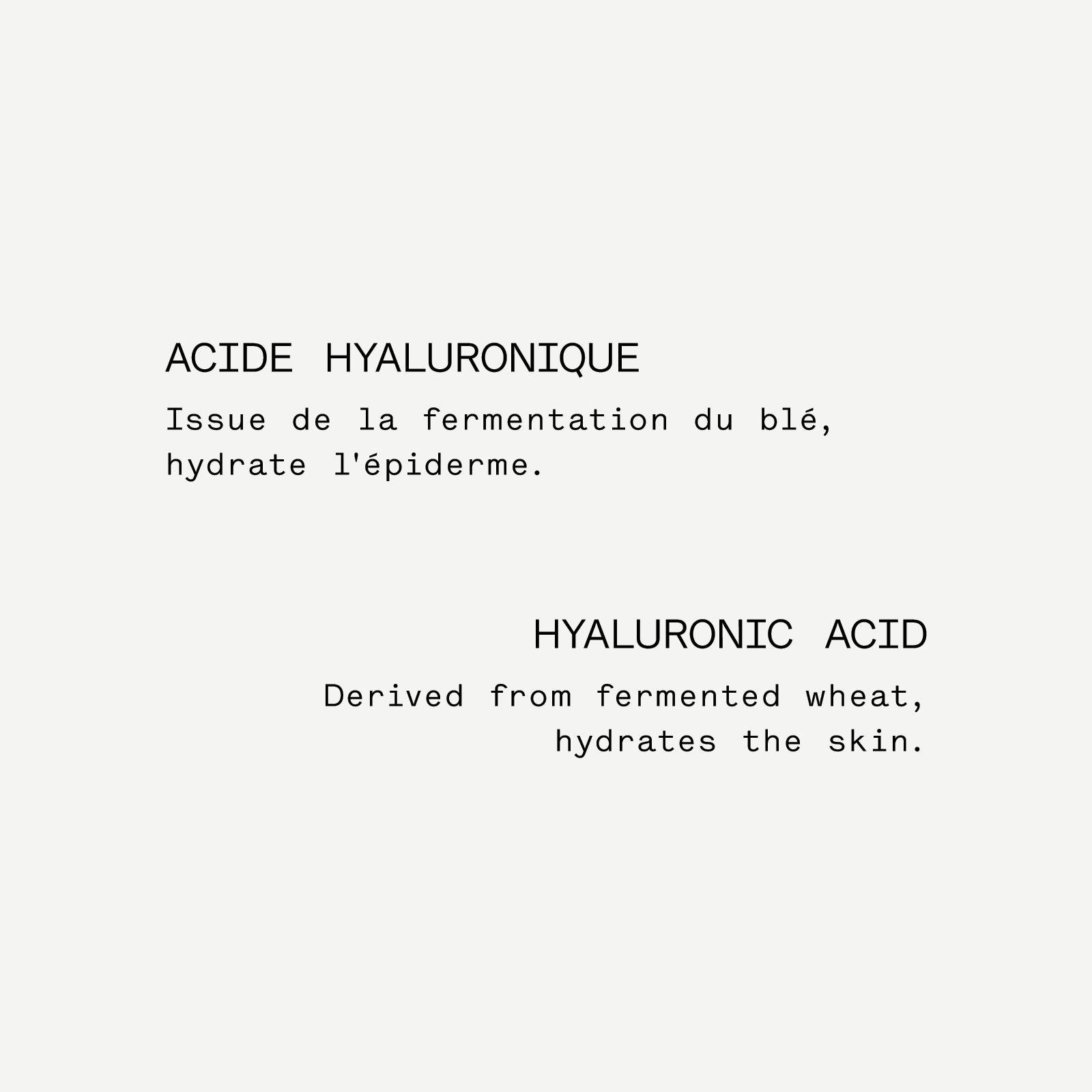 Lait Nettoyant Hydratant  Acide hyaluronique 0,5% + Extrait de camomille — Typology