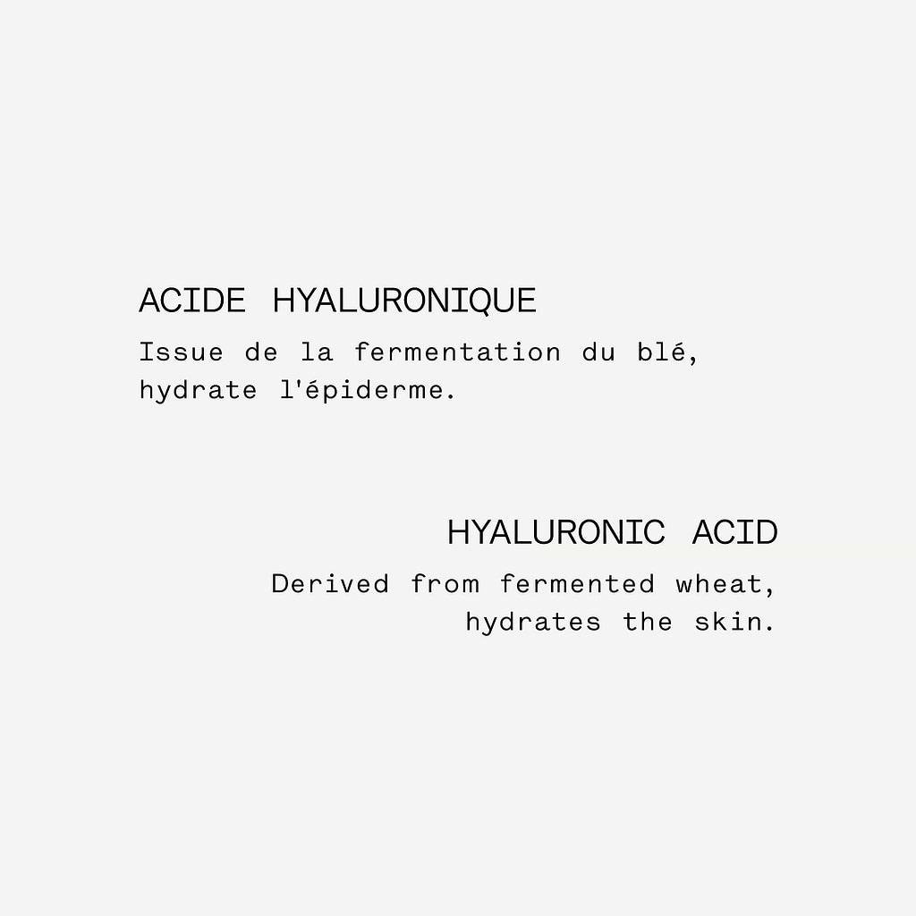 Lait Nettoyant Hydratant  Acide hyaluronique 0,5% + Extrait de camomille — Typology