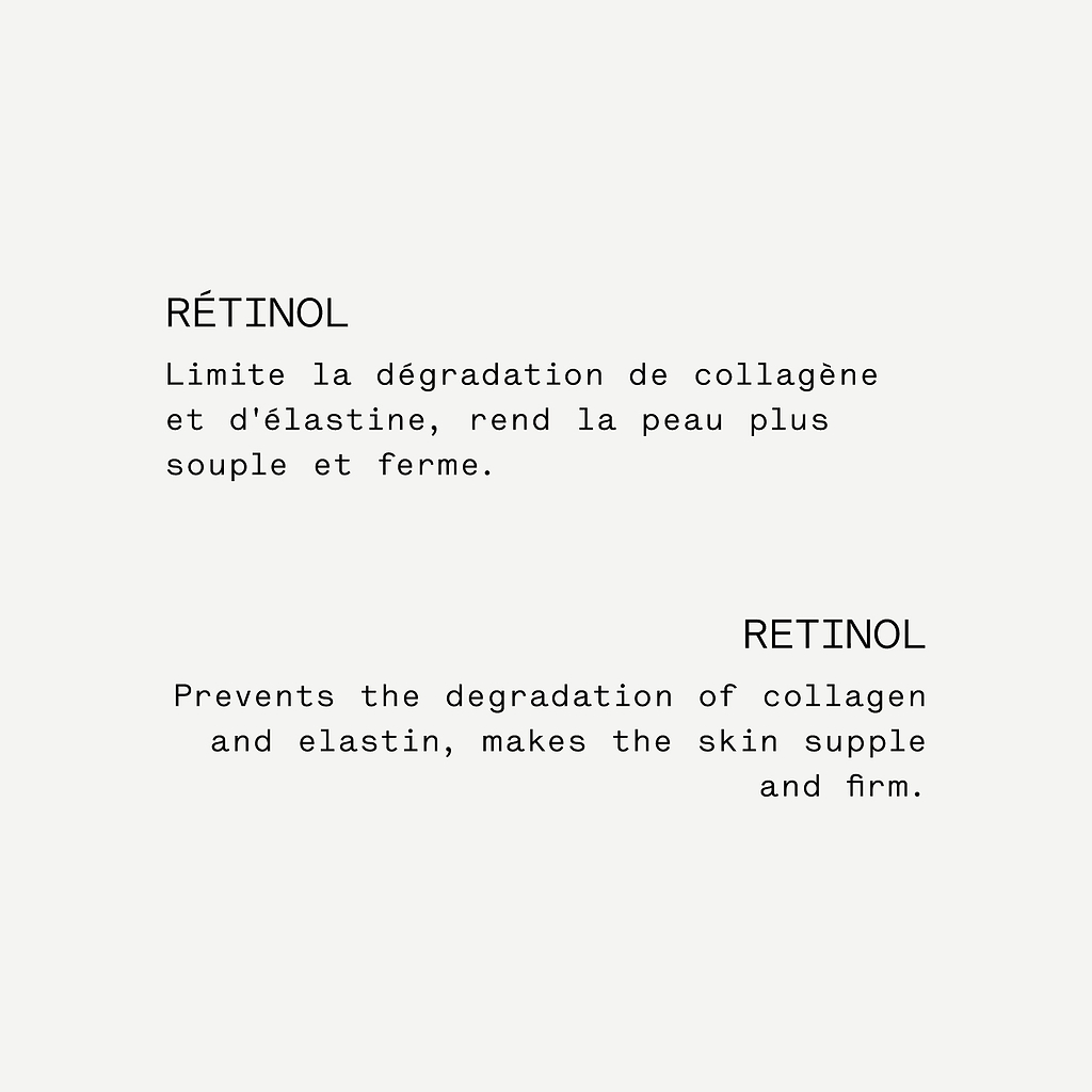Sérum Raffermissant Corps Rétinol 0,2% + Huile de bourrache — Typology