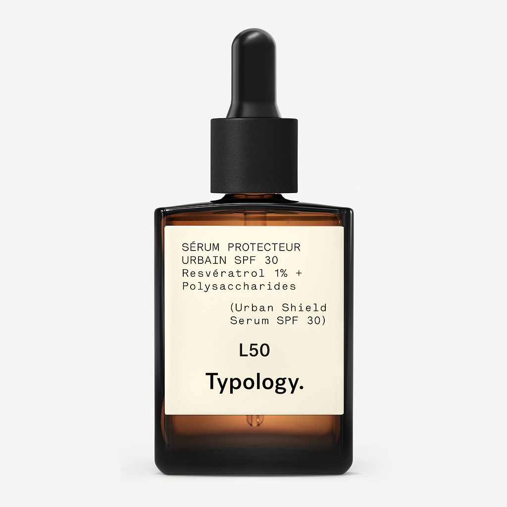 Sérum protecteur urbain SPF 30  Resvératrol 1% + Polysaccharides — Typology