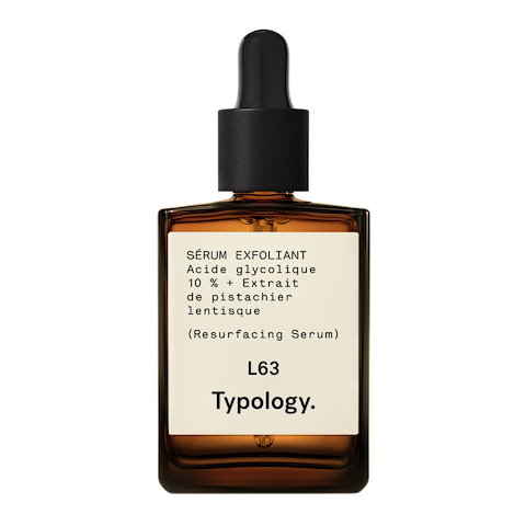 Sérum Exfoliant Acide glycolique 10 % + Extrait de pistachier lentisque — Typology