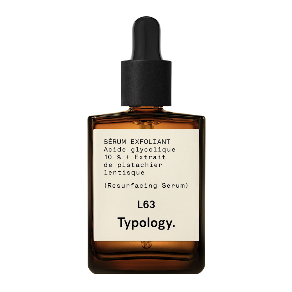 Sérum Exfoliant Acide glycolique 10 % + Extrait de pistachier lentisque — Typology