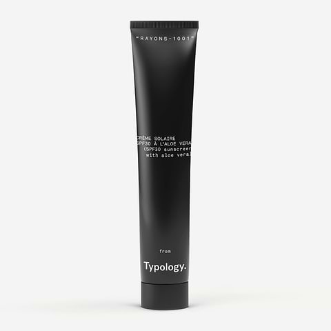 Crème solaire SPF30 peaux sèches à l'aloe vera — Typology