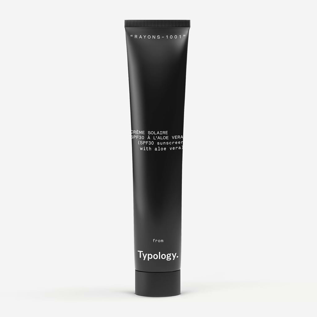 Crème solaire SPF30 peaux sèches à l'aloe vera — Typology