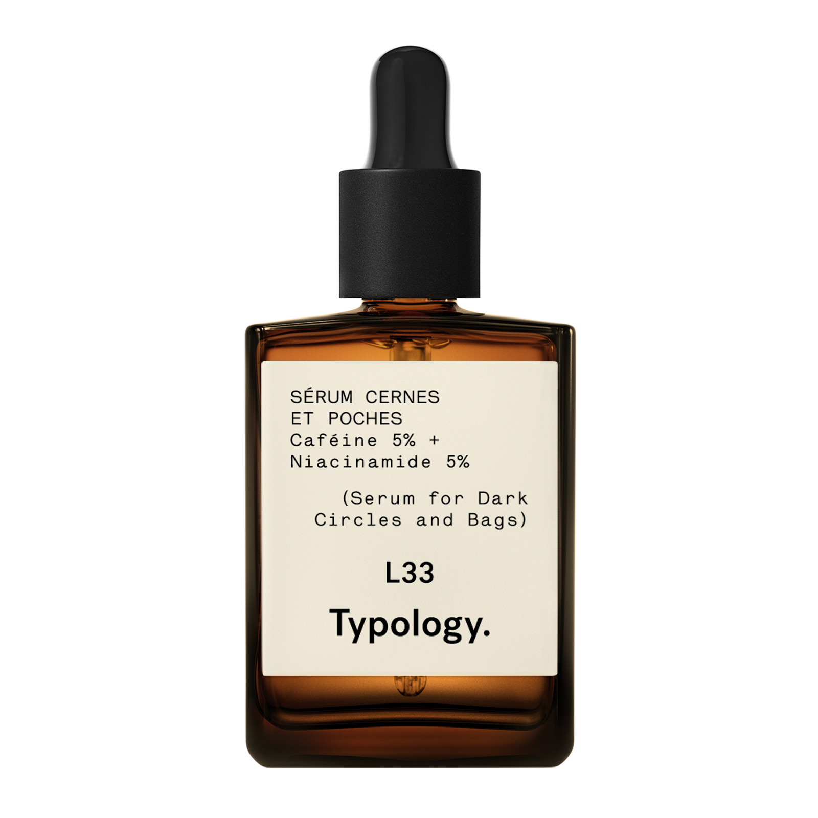 Sérum Cernes et Poches Caféine 5% + Niacinamide 5% — Typology