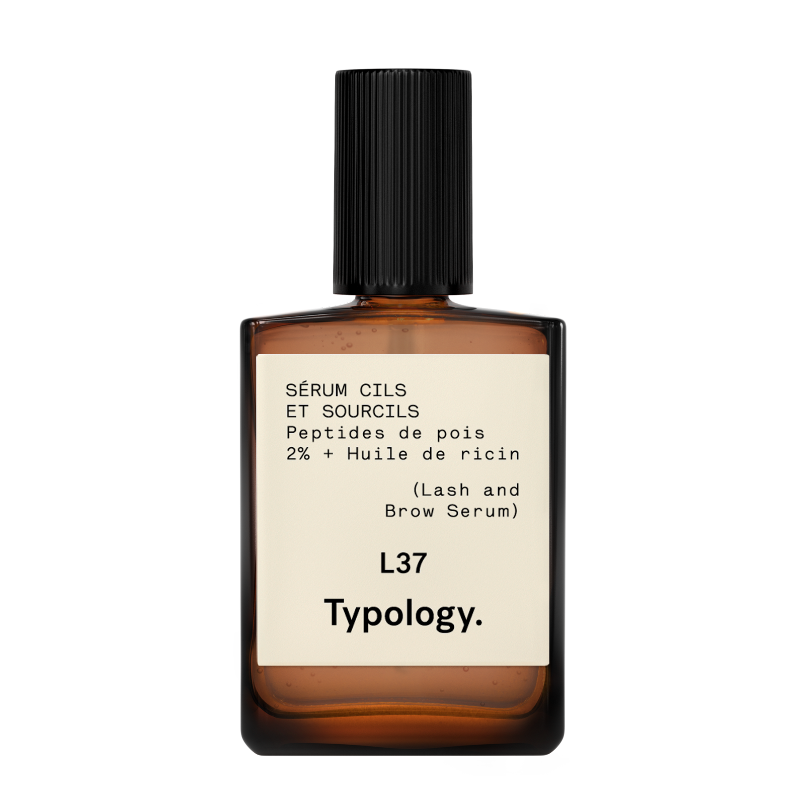 Sérum Densifiant Cils et Sourcils Peptides de pois 2% + Huile de ricin — Typology