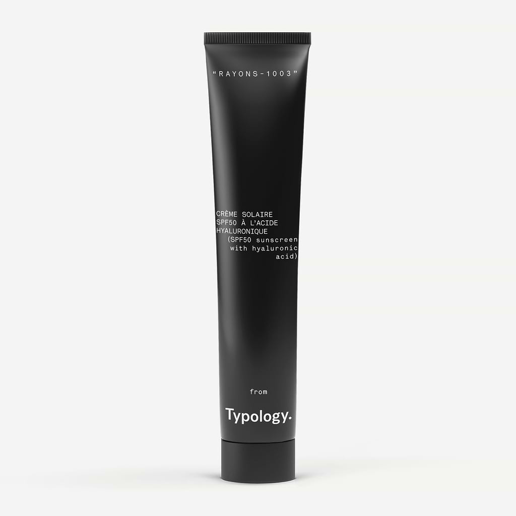 Crème solaire visage SPF50 à l'acide hyaluronique — Typology