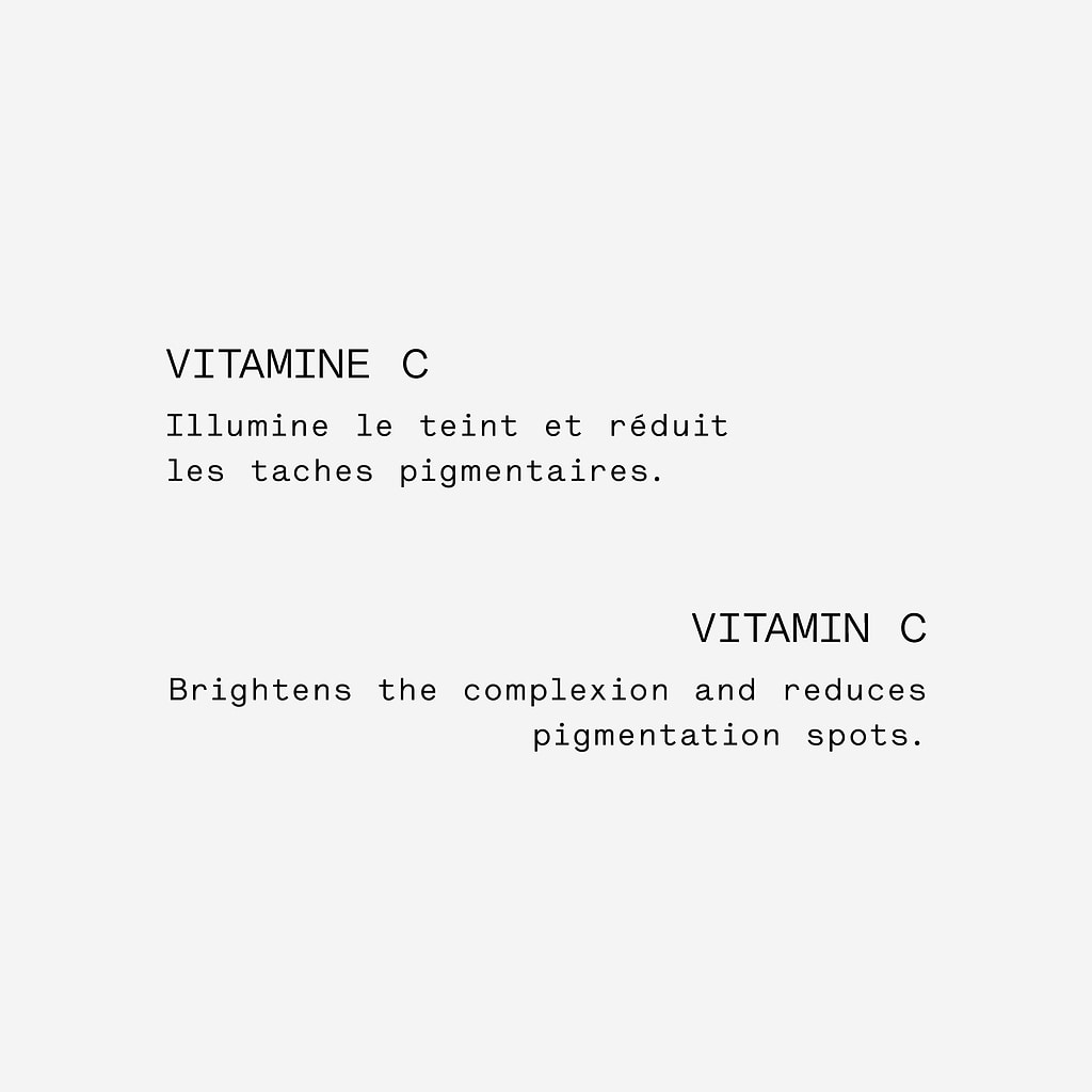 Lotion tonique éclat Vitamine C 2% + Eau de verveine citronnée — Typology