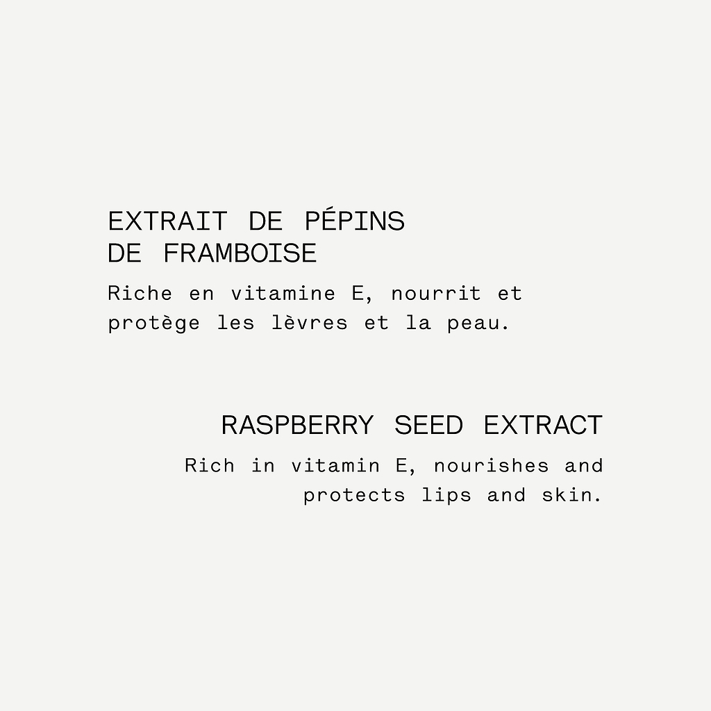 Baume teinté lèvres et joues — Typology