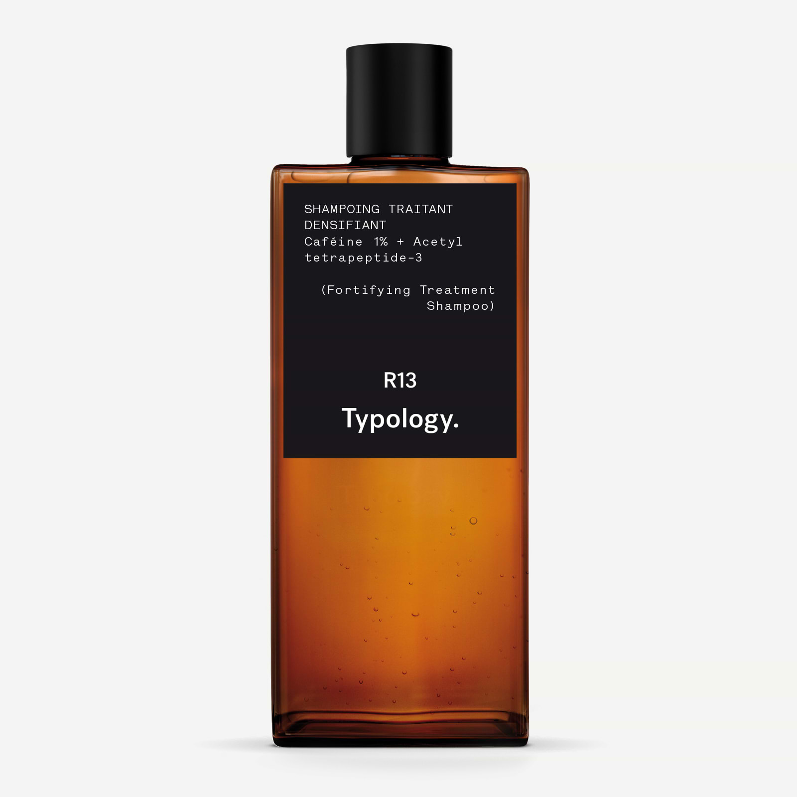 Shampoing Traitant Densifiant Caféine 1% + Acetyl tetrapeptide-3 — Typology