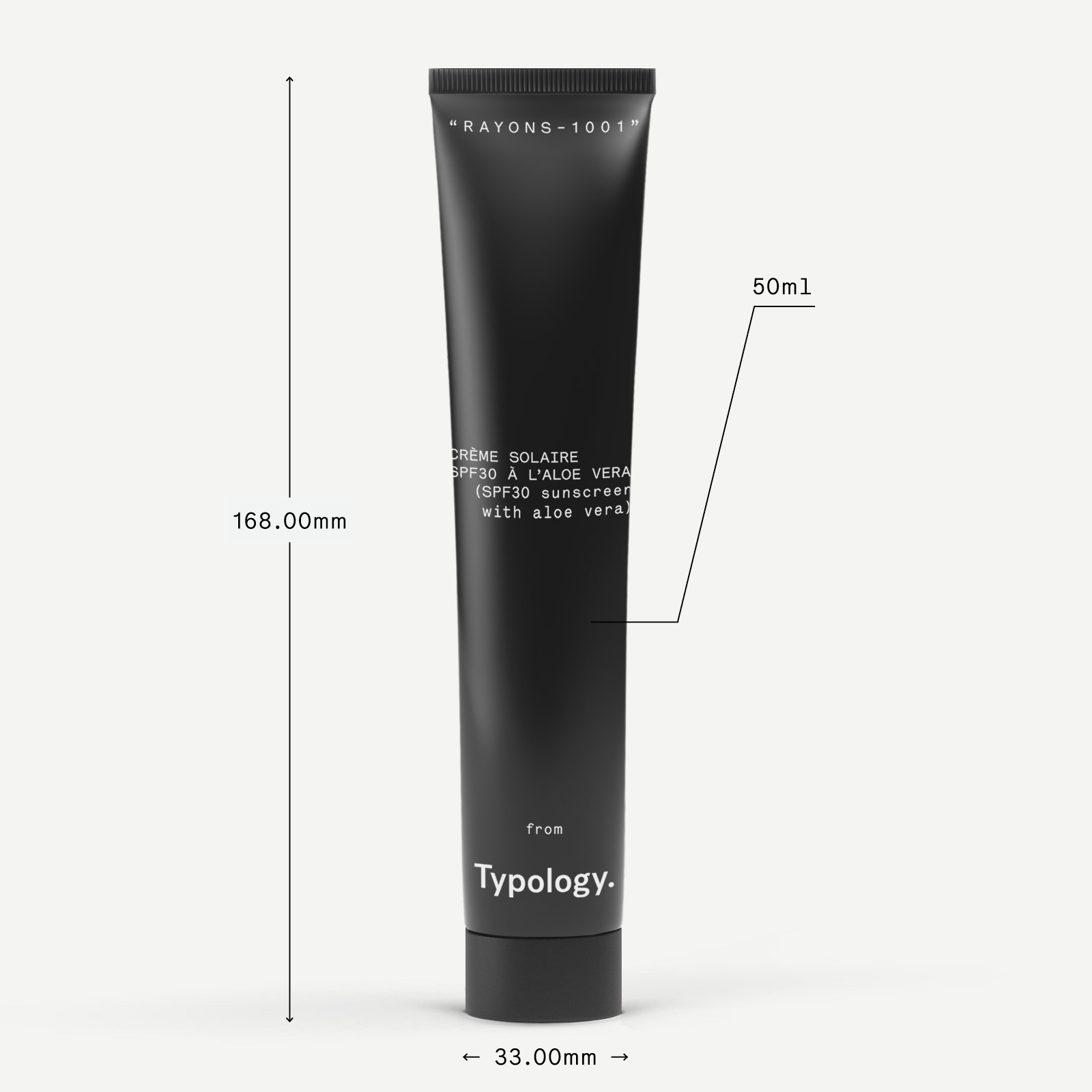 SPF30 face sunscreen — Typology