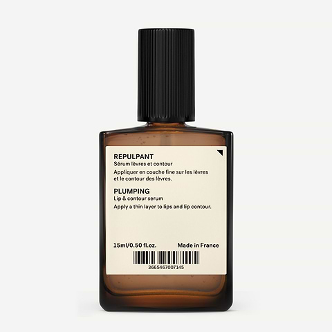 Composition d'un sérum pour les lèvres.